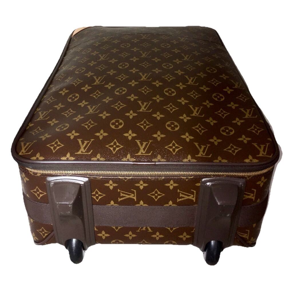 Louis Vuitton Pegase Monogram Suitcase Carry-on w/ Coa & Garment Bag Hanger 🛍️ - Picture 12 of 13